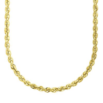 Glitter Rope Chain in 14K Yellow Gold, 20