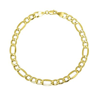 Men's Figaro Bracelet in 14K Yellow Gold