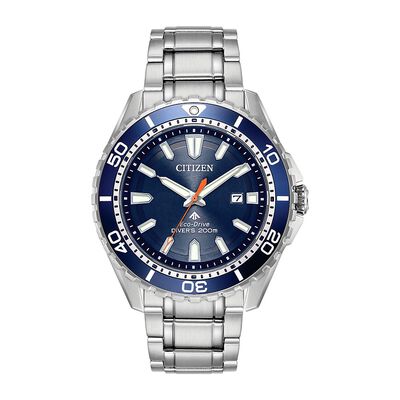 Blue Promaster Diver Men’s Watch in Stainless Steel