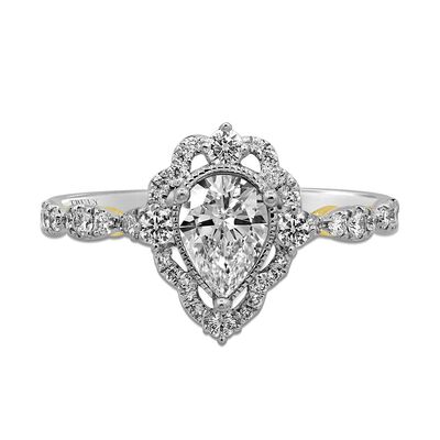 Fay Pear-Shaped Diamond Engagement Ring in 14k gold (1 ct. tw.)