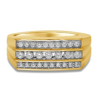 Men's 5/8 ct. tw. Diamond Ring in 10K Yellow Gold