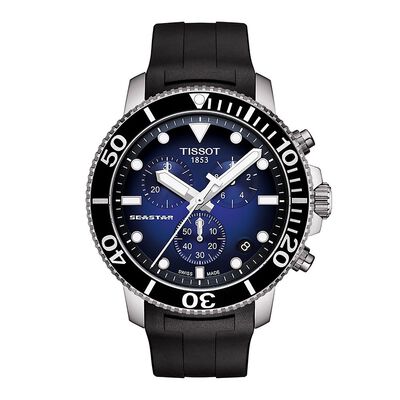 Seastar 1000 Blue Chronograph Men's Watch