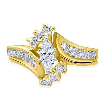 1 ct. tw. Diamond Engagement Ring Set
