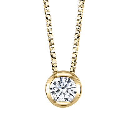 1/10 ct. tw. diamond pendant in 14k gold