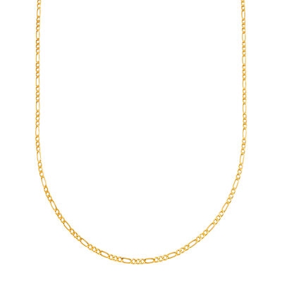 Figaro Link Chain in 14K Yellow Gold, 2.6mm, 22”