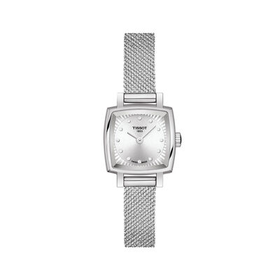 Ladies’ Lovely Watch with Diamond Accent in Stainless Steel