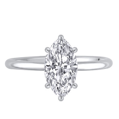 Lab Grown Diamond Marquise Engagement Ring Solitaire (1 ct.)