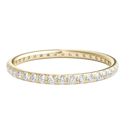 Round Diamond Wedding Band with Eternity Setting in 14K Gold (1/2 ct. tw.)
