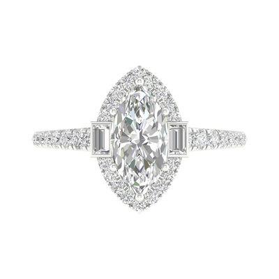 Hera Lab Grown Diamond Engagement Ring in Platinum (1 ½ ct. tw.)