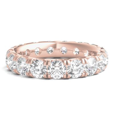 Round Diamond Wedding Band with Eternity Setting in 14K Gold (4 ct. tw.)