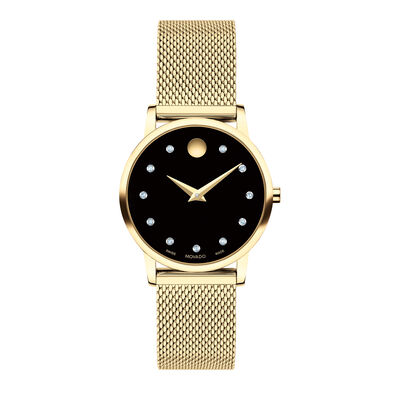 Museum Classic Ladies’ Watch in Yellow Gold-Tone, 28MM