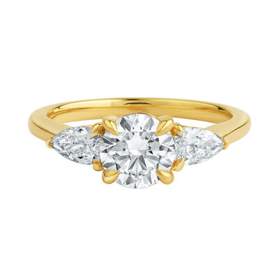 Alissa Lab Grown Diamond Three-Stone Engagement Ring (1 1/2 ct. tw.)