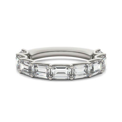 Lab-Created Moissanite Band in 14K White Gold (2-3/8 ct. tw.)