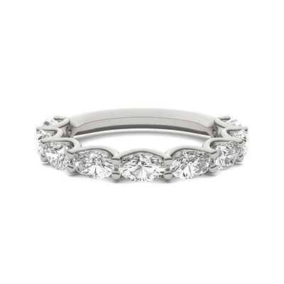 Lab-Created Moissanite Band in 14K White Gold (2-1/3 ct. tw.)