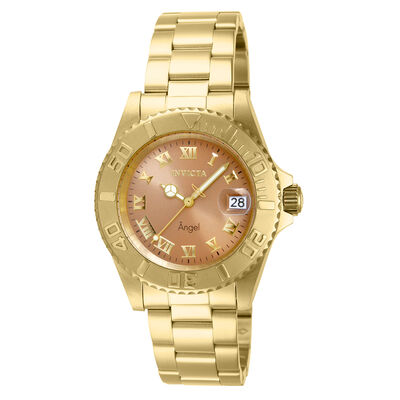 Ladies’ Angel Watch in Gold-Tone Stainless Steel