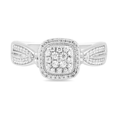 Diamond Promise Ring in Sterling Silver (1/3 ct. tw.)