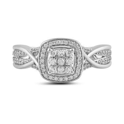 Diamond Promise Ring in Sterling Silver (1/3 ct. tw.)